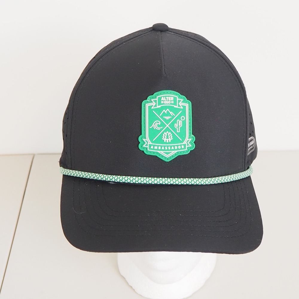 Alter Ego Running Ambassador Hat Coaster Fit Trucker Cap Vented Snapback‎ Rope
